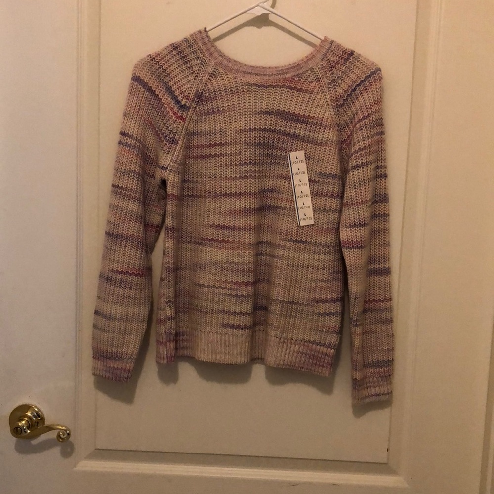 Cat and Jack.New with tags, Girls pullover sweater. Size L (10 - 12 .